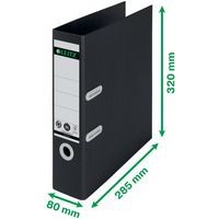 Lot de 10 Classeur à levier 180 re:cycle 80mm - noir - Leitz - Image 3