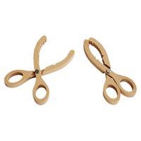 Lot de 2 pinces ciseaux en bois - Image principale
