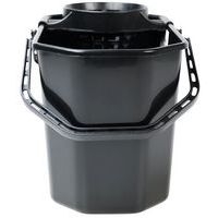 Seau avec système d'essorage 15 L Bleu - Image 4