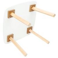 Table basse Woody 60 x 60 cm plateau décor Brun - Image 8