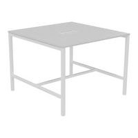 Table haute Astro 140 x 143 cm pied métal et top access - Image 9