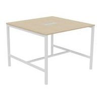 Table haute Astro 140 x 143 cm pied métal et top access - Image 10