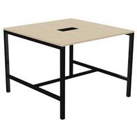 Table haute Astro 140 x 143 cm pied métal et top access - Image principale