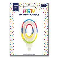 Bougie chiffre pailletée - Clairefontaine - Image principale