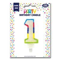 Bougie chiffre pailletée, 1 - Image principale