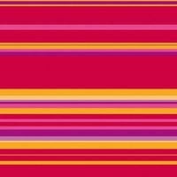 Rouleau papier cadeau 60g, 50x0,70m Rayures rouge/or/rose - Image 2