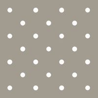 Rouleau papier cadeau 80g 50x0,70m Pois fd taupe - Image 2