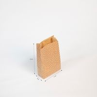 Sachet de 50 pochettes kraft, 11x21+5cm, Coeur - Image 2