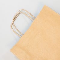 Paquet de 25 sacs kraft vergé 100g, 22x10x27cm brun - Image 2