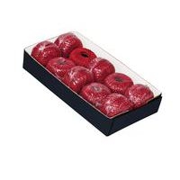 Plateau de 10 pelotes de fil métallisé 20mx1mm, Rouge - Image 2