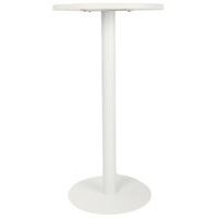 Table de réunion haute Easy Office pied métal Ø 80 cm Blanc - Manutan Expert - Image 5