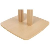 Table de réunion haute Woody 6 personnes plateau uni - Manutan Expert - Image 5