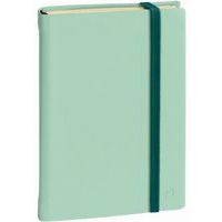 CARNET 24 ligné Silk vert eau Elast - Image principale