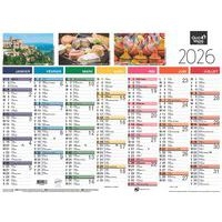 Lot de 10 Cal fantaisie 13m 55x40,5 fr tradition par 10 - 55x40,5cm - Image principale