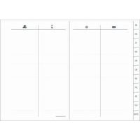 Répertoire alphabétique de 7x10 cm club rouge - Image 2