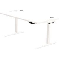 Bureau réglable Levado -Piètement blanc Plateau 160cm Blanc - Image principale