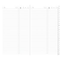 Répertoire alphabétique en soie de 16x24 cm violet - Image 2