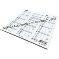 Lot de 10 Calendrier origami 13 fr par 10 - 26x13cm - Image principale
