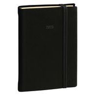 Agenda 2025 MINISTRE Prestige Silk noir Elast Semainier - Image principale