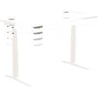 Bureau réglable Levado -Piètement blanc Plateau 160cm Blanc - Image 2