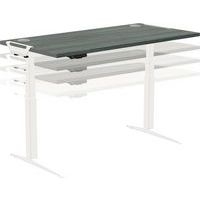 Bureau réglable Levado -Piètement blanc Plateau 140cm Chêne - Image 3