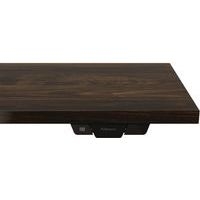 Bureau réglable Levado -Piètement gris Plateau 140cm Noyer - Image 4