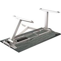 Bureau réglable Levado -Piètement gris Plateau 180cm Chêne - Image 3