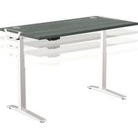 Bureau réglable Levado -Piètement gris Plateau 140cm Chêne - Image 3