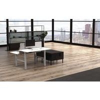 Bureau bench réglable Cambio-Piètement gris 120cm Érable - Image 3