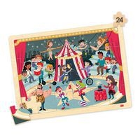 Lot de 4 puzzles 'Les loisirs' de 24 pièces en bois. - Image 10