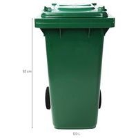 Poubelle Full Color - 120 L - Vert - Manutan - Image 7