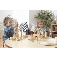 Bloc de construction en bois - 52 Pièces assorties - Hope Education - Image 2