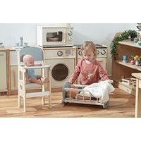 Berceau de poupée en bois avec accessoires - Hope Education - Image 2