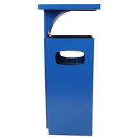 Cendrier et poubelle usage intérieur et extérieur 38 L - bleu - Image 8