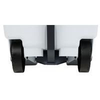 Poubelle mobile à pédale 120 L Blanc - Manutan - Image 9