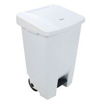 Poubelle mobile à pédale - Ergonomique - Tri sélectif - 80 L - Manutan Expert - Image 2