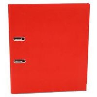 Classeur à levier plastique A4 dos: 50mm avec œillets de blocage - Rouge - Image 6