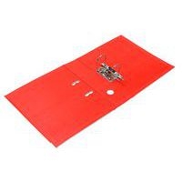 Classeur à levier plastique A4 dos: 50mm avec œillets de blocage - Rouge - Image 5