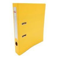 Classeur à levier plastique A4 dos: 50mm avec œillets de blocage - Jaune - Image principale