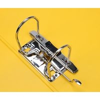 Classeur à levier plastique A4 dos: 50mm avec œillets de blocage - Jaune - Image 3