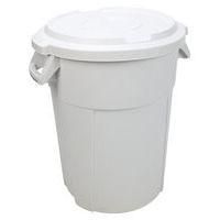 Conteneur rond agréé alimentaire 120 L Blanc thumbnail image 5