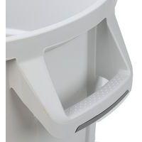 Conteneur rond agréé alimentaire 120 L Blanc - Image 4