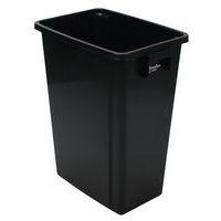 Collecteur tri sélectif sans couvercle noir 60 L - Image principale