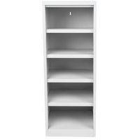 Colonne de rangement ouverte - 5 compartiments - Gris clair - Image 3