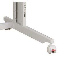 Table d'ordinateur polyvalente Twin plateau Hêtre / Gris clair thumbnail image 2