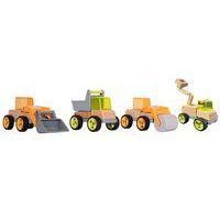 Lot de 4 véhicules transformable 17 cm - Sapin Malin