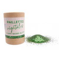 Paillettes biodégradable végétales en tube 35 g vert - Image principale