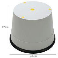 Marchepied mobile polypropylène - 1 marche Gris - Image 4