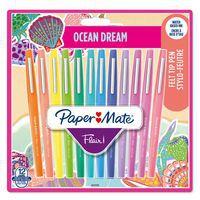 Pochette 12 stylos feutre Flair Ocean dream - Papermate