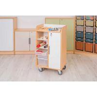 Bureau mobile enseignant MOBIDESK LudiKid H.106 cm-Manutan Expert - Image 5